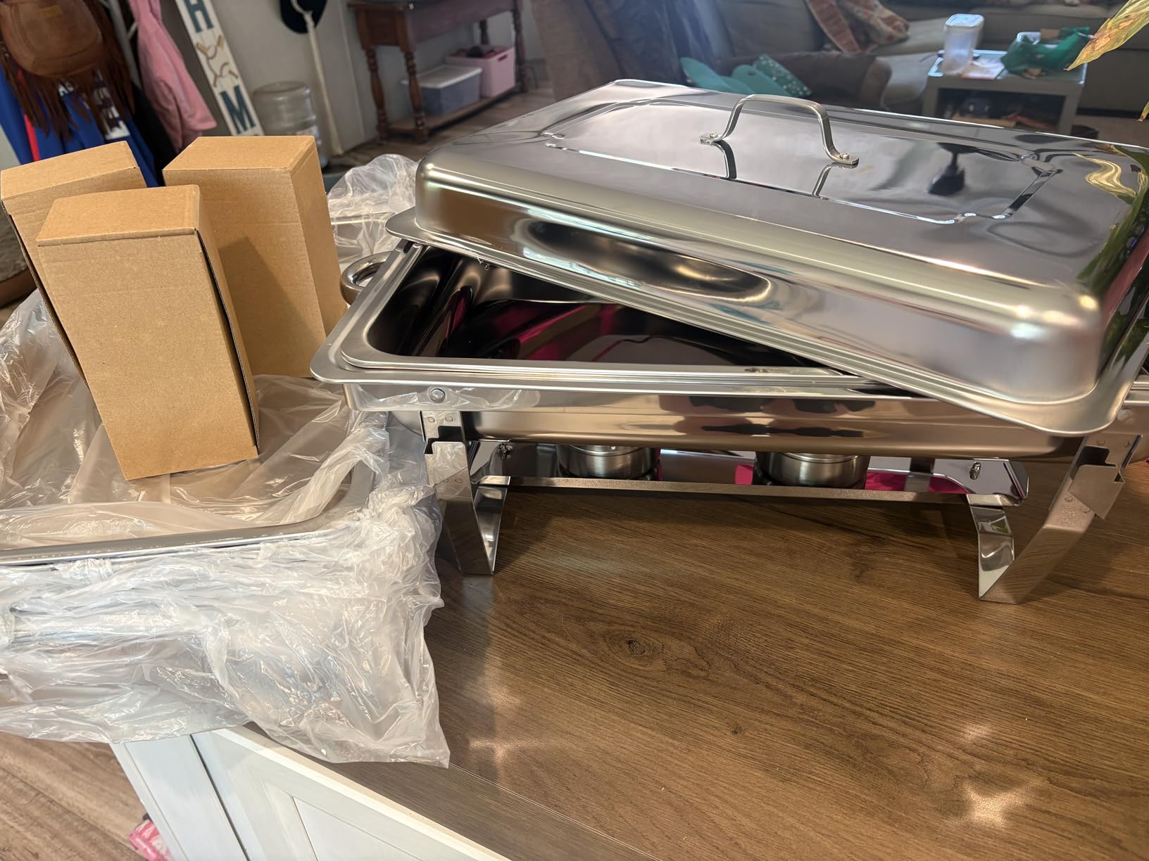 Chafing Dishes for Buffet Set - Chafers for Catering & Buffet Warmers with Lids | Serving Food Warmer & Chafers Servers Sets customer photo 2