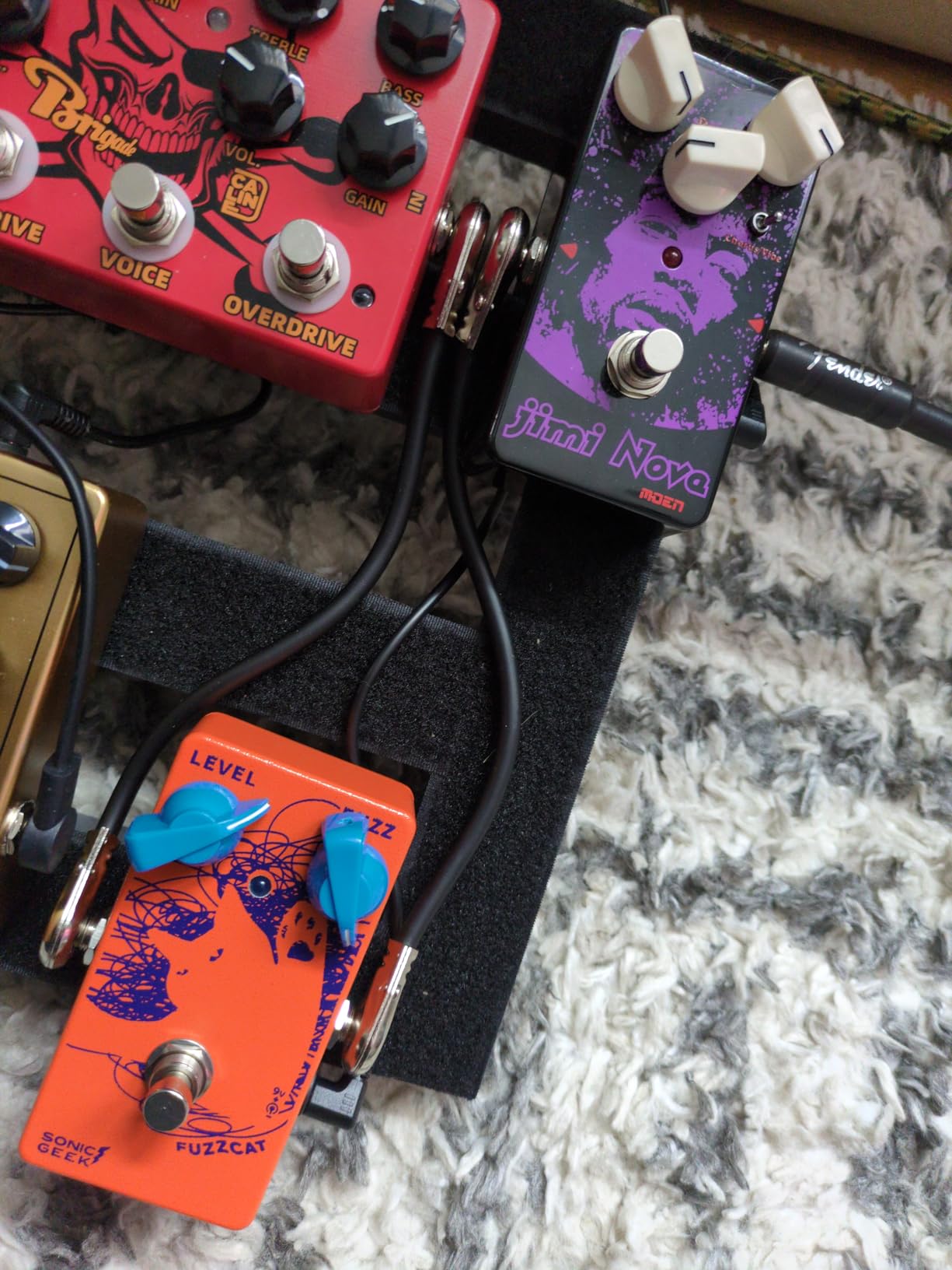 FuzzCat Guitar Fuzz Pedal Handmade FF Vintage 60s Circuit customer photo 1