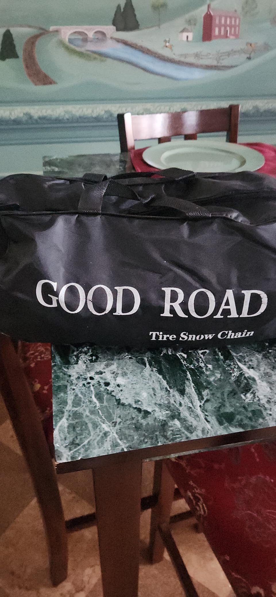 KYX Snow Tire Chains for Car/SUV/Pickup, Adjustable Universal Emergency Alloy Steel Snow Chains - 6PCS customer photo 1