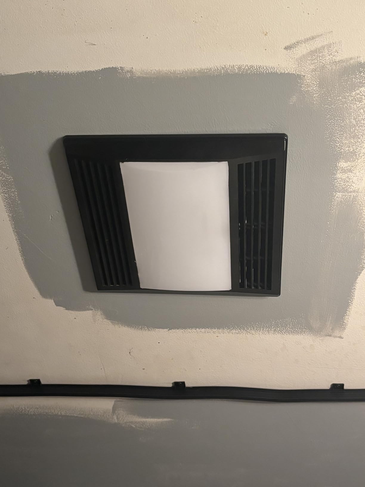 Amico Bathroom Exhaust Fan with LED Light, 80 CFM, 0.9 Sones, 1000LM, 5CCT, 90 CRI, Ceiling Mount Shower Ventilation Fan, No Attic Access Needed, 4 Inch Duct, ETL & FCC customer photo 1