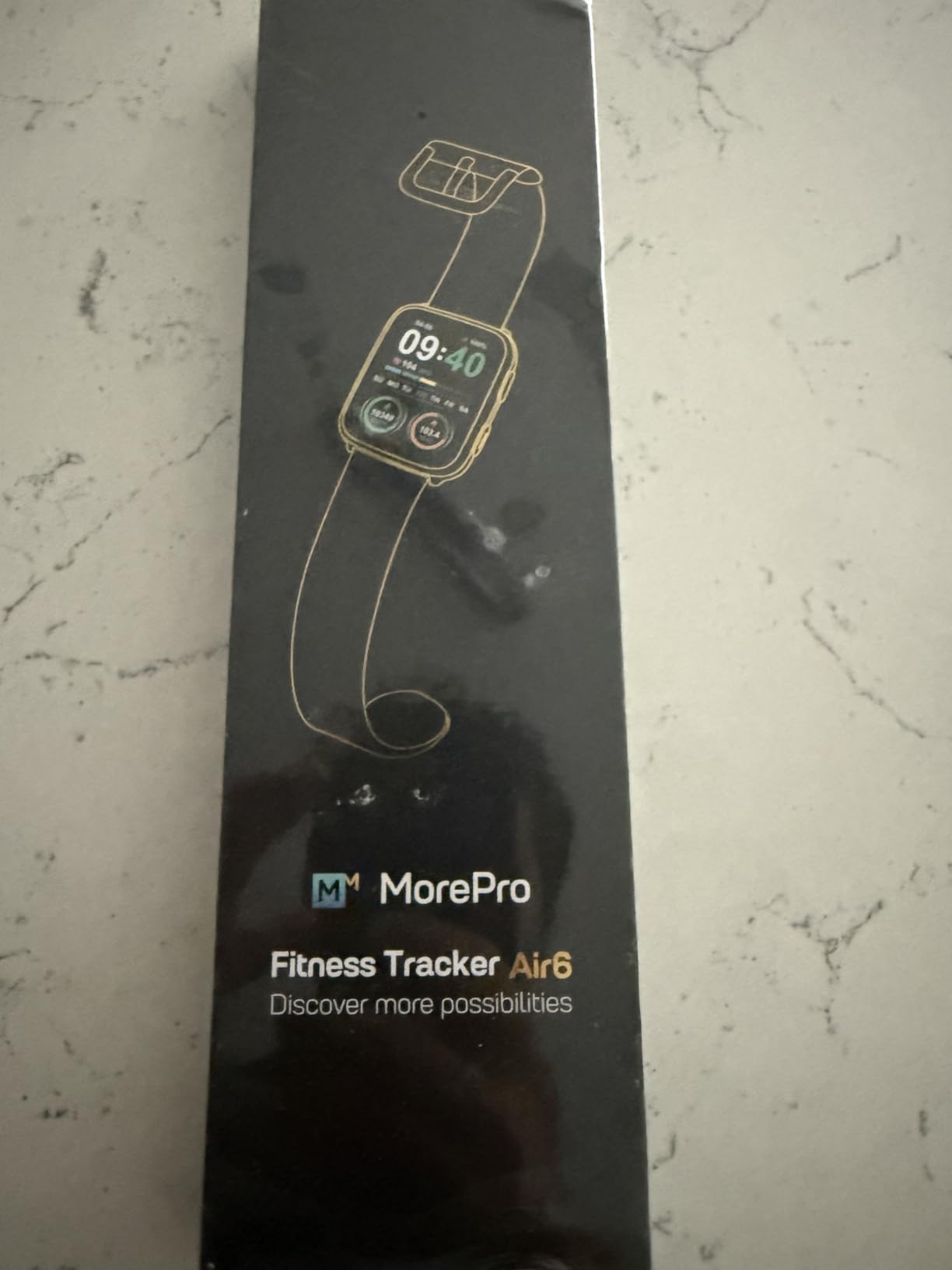 MorePro Fitness Tracker with 24/7 Heart Rate & Blood Pressure Monitor, Blood Oxygen & Sleep Tracker, Smart Watch with Step Calorie Counter, IP68 Waterproof Activity Tracker for Women Men Android iOS customer photo 1