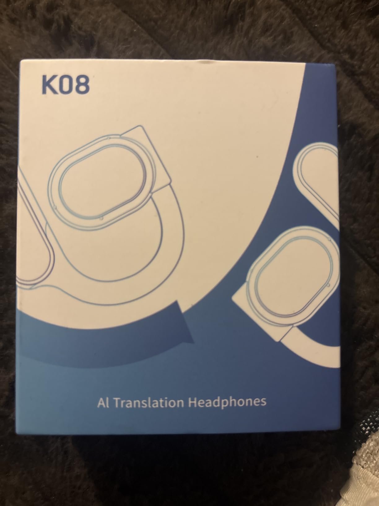 AI Translation Earbuds Real Time 164 Languages 80H Playtime Translator Ear Buds Audifonos Traductores Ingles Espanol Wireless Earphones Bluetooth AI Headphone for Travel Meeting Learning K08 Black customer photo 2