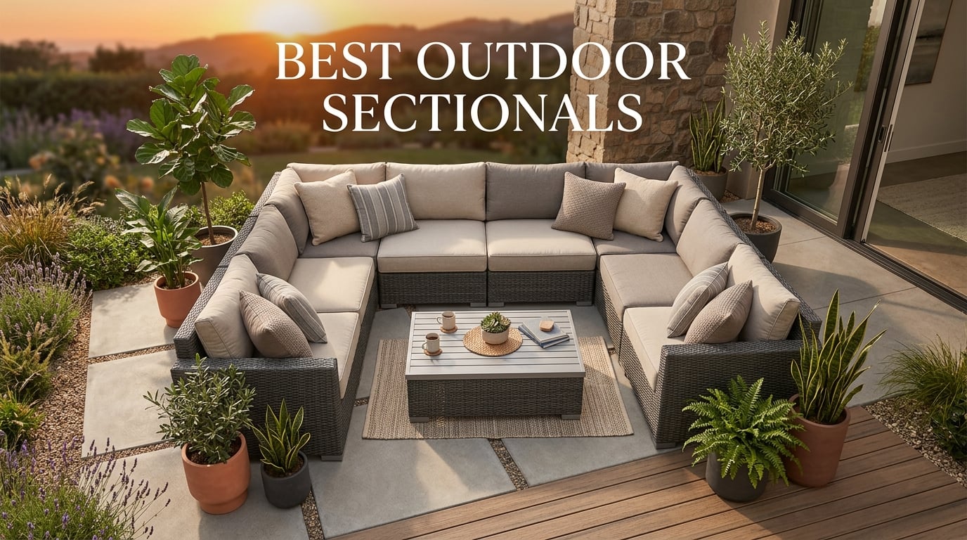 best outdoor sectionals