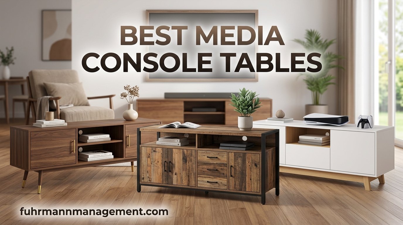 best media console tables