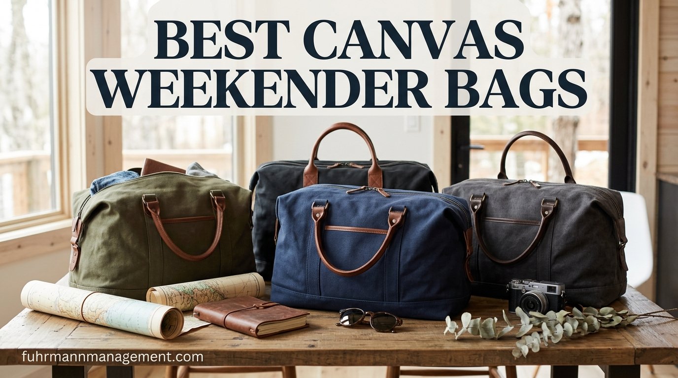 best canvas weekender bags