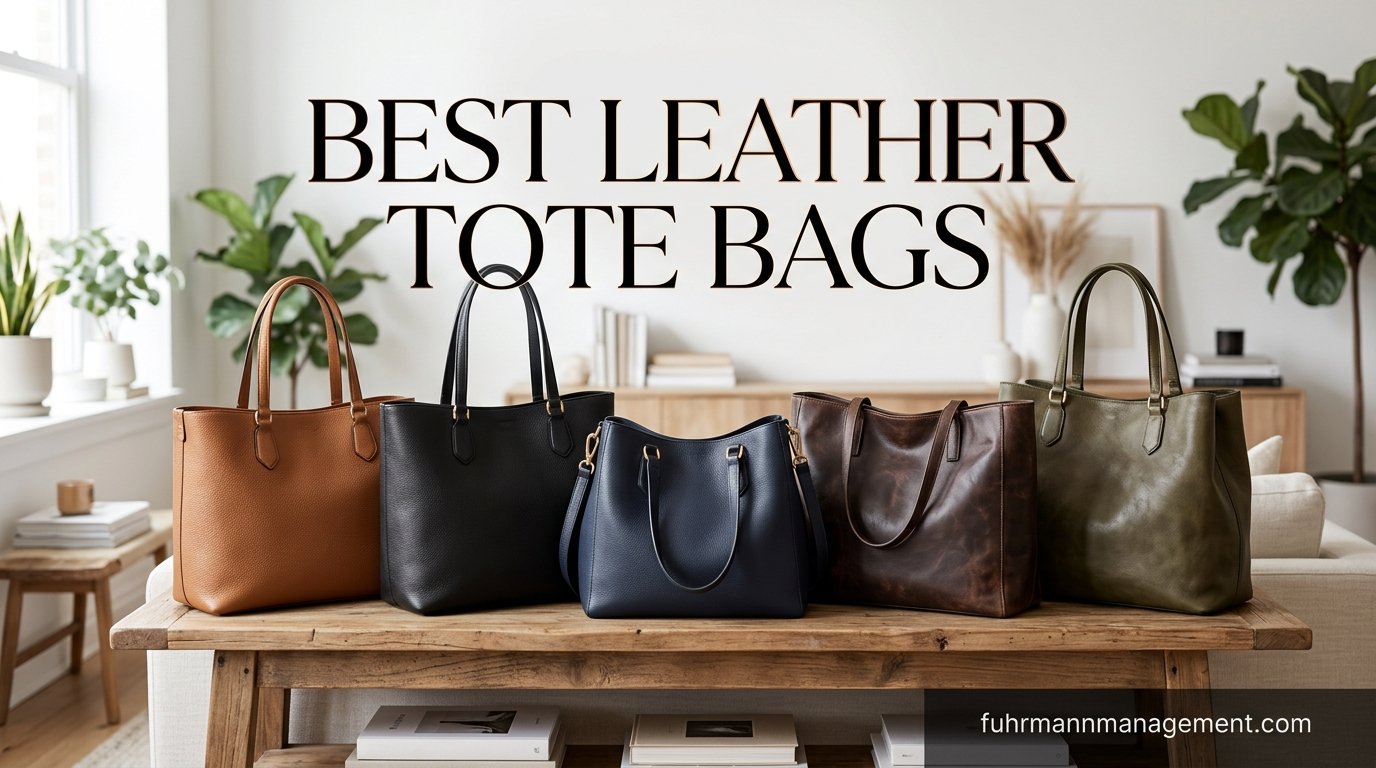 best leather tote bags