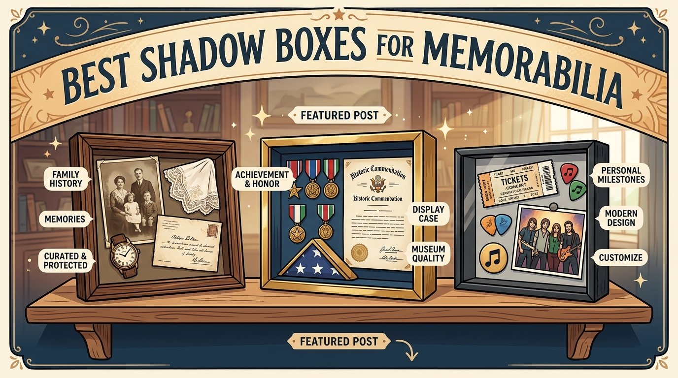 best shadow boxes for memorabilia