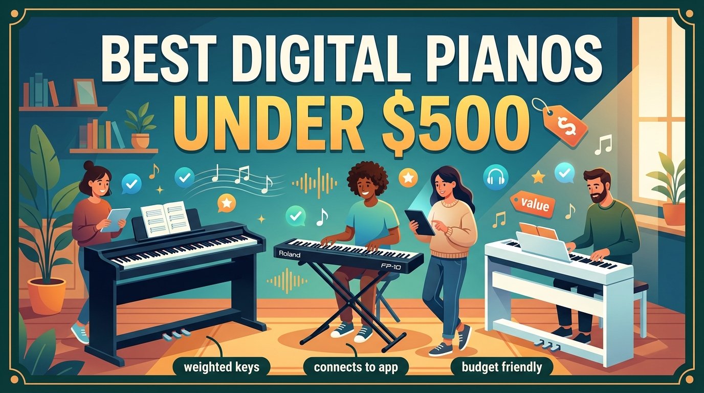 best digital pianos under 500