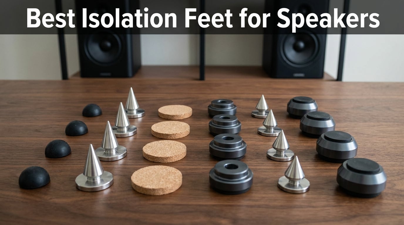 best isolation feet for speakers