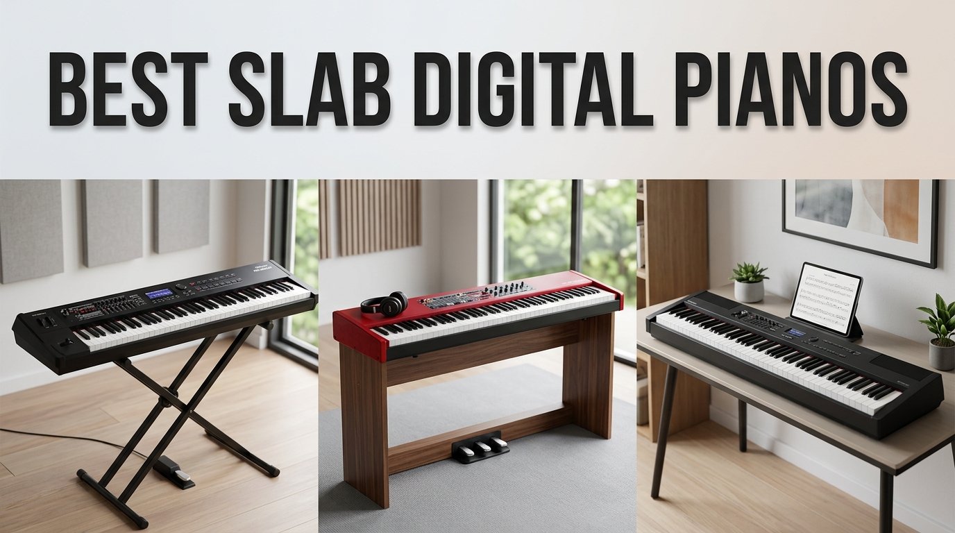 best slab digital pianos