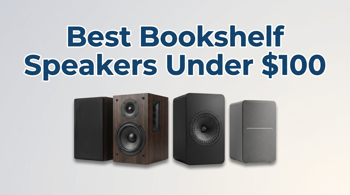 best bookshelf speakers under 100