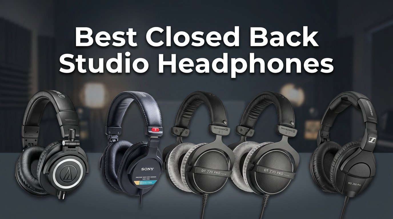 best closed back studio headphones