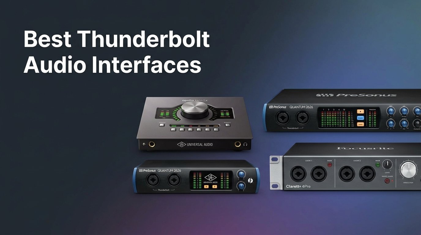 best thunderbolt audio interfaces
