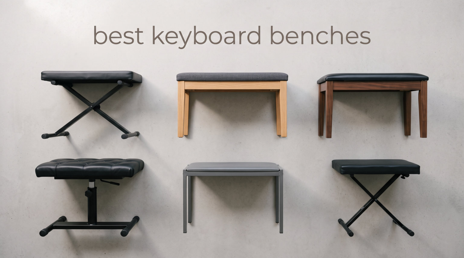 best keyboard benches
