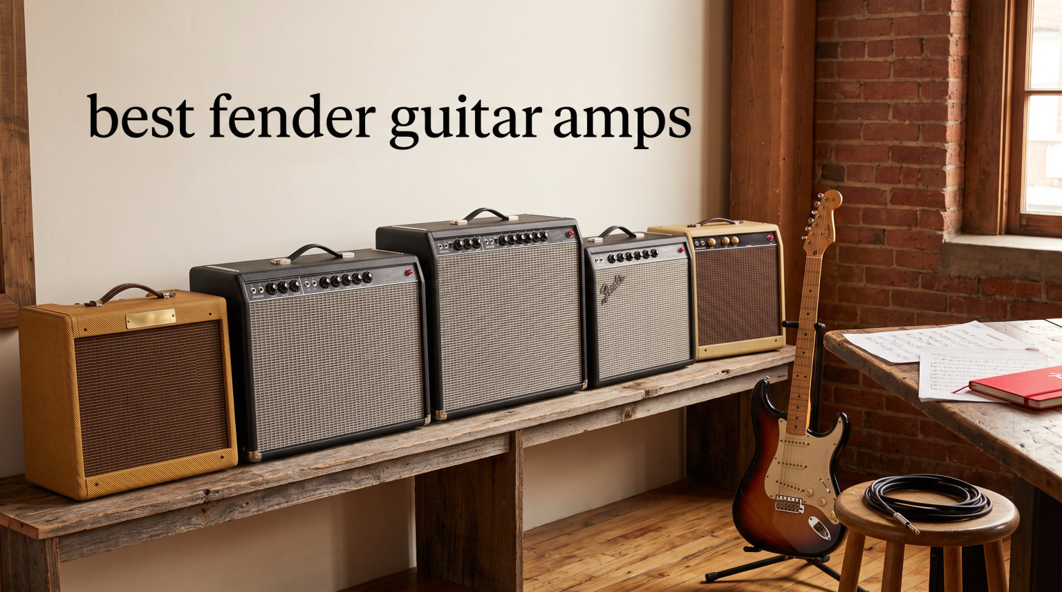 best fender guitar amps