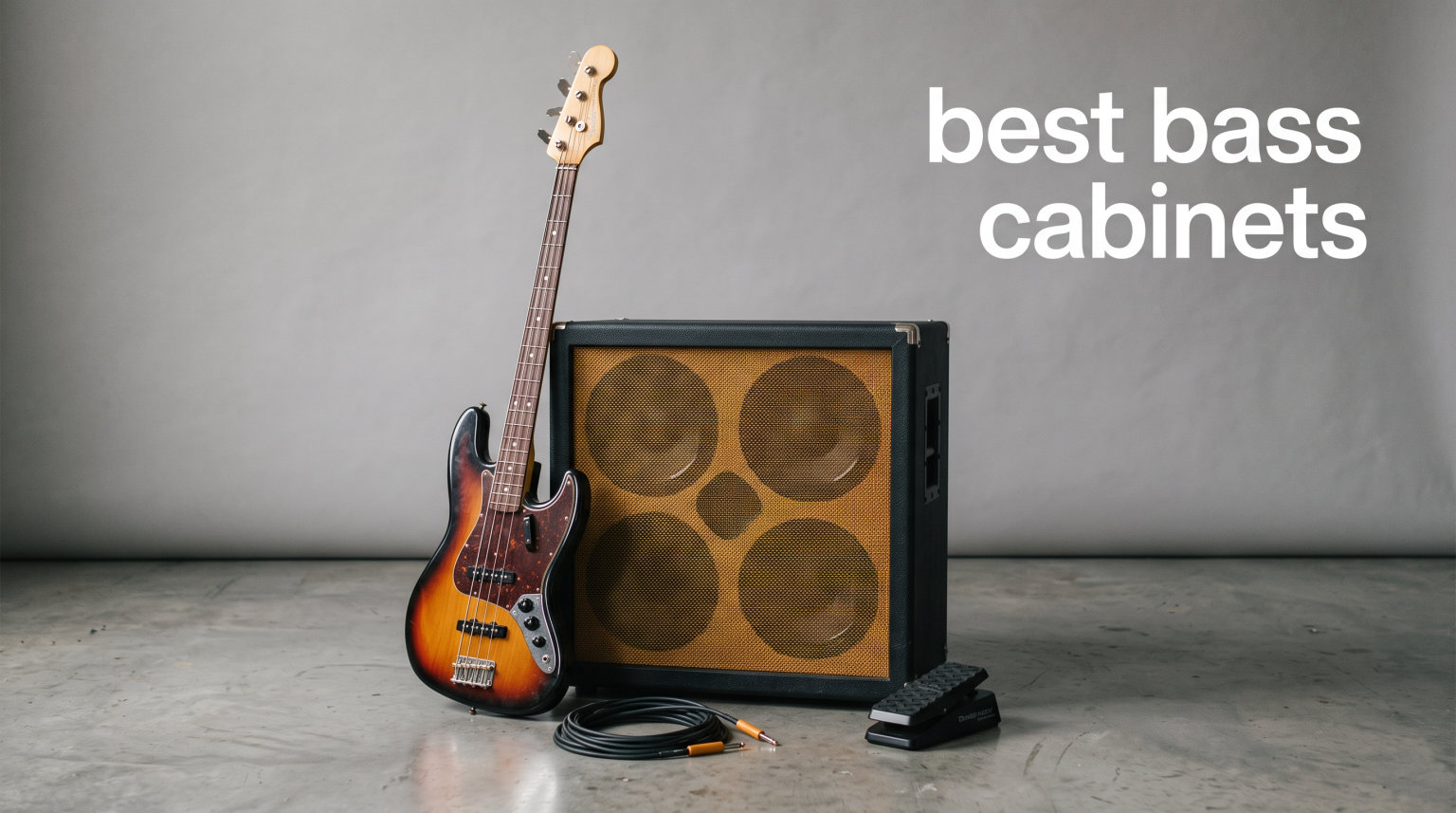best bass cabinets
