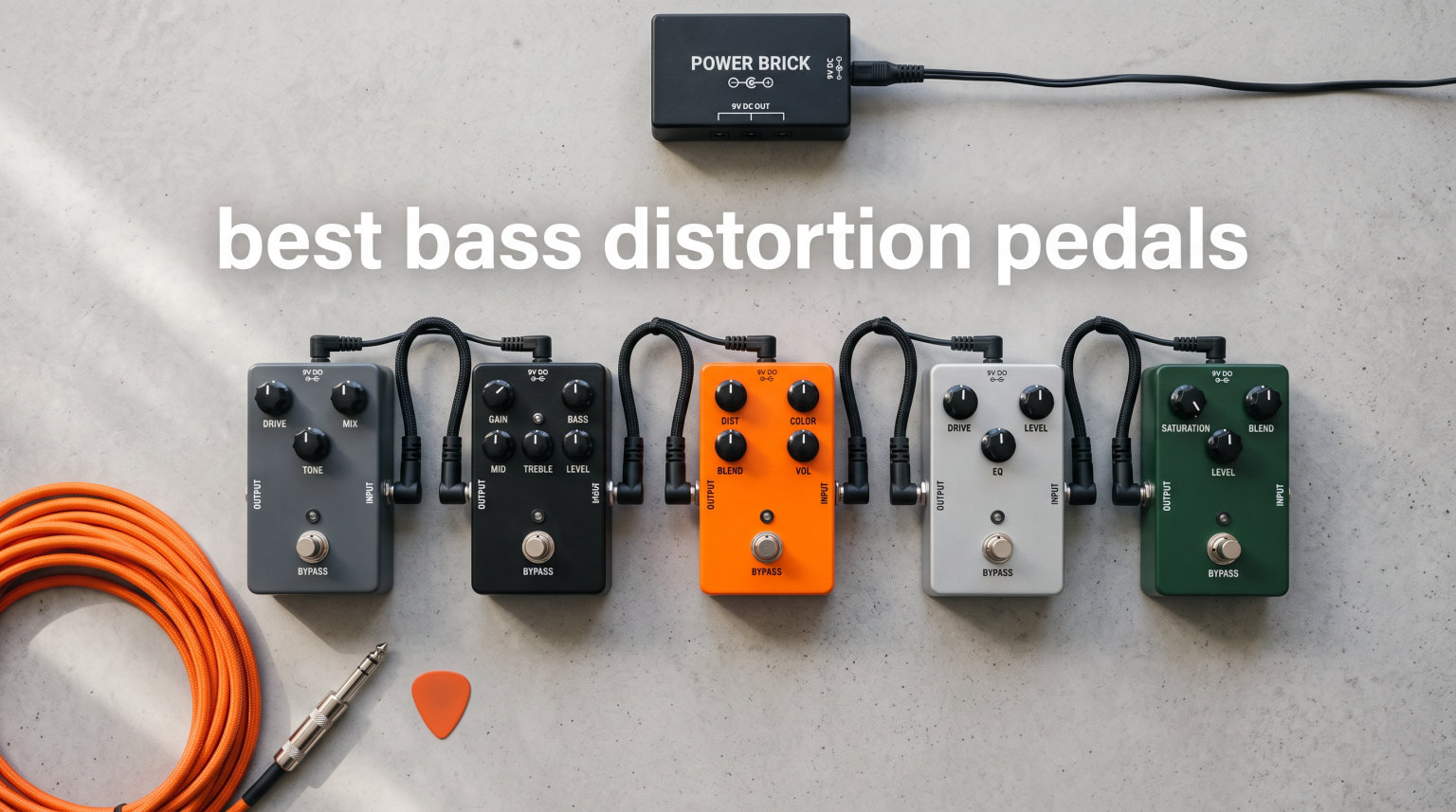 best bass distortion pedals