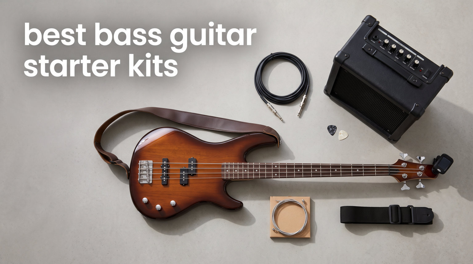 best bass guitar starter kits