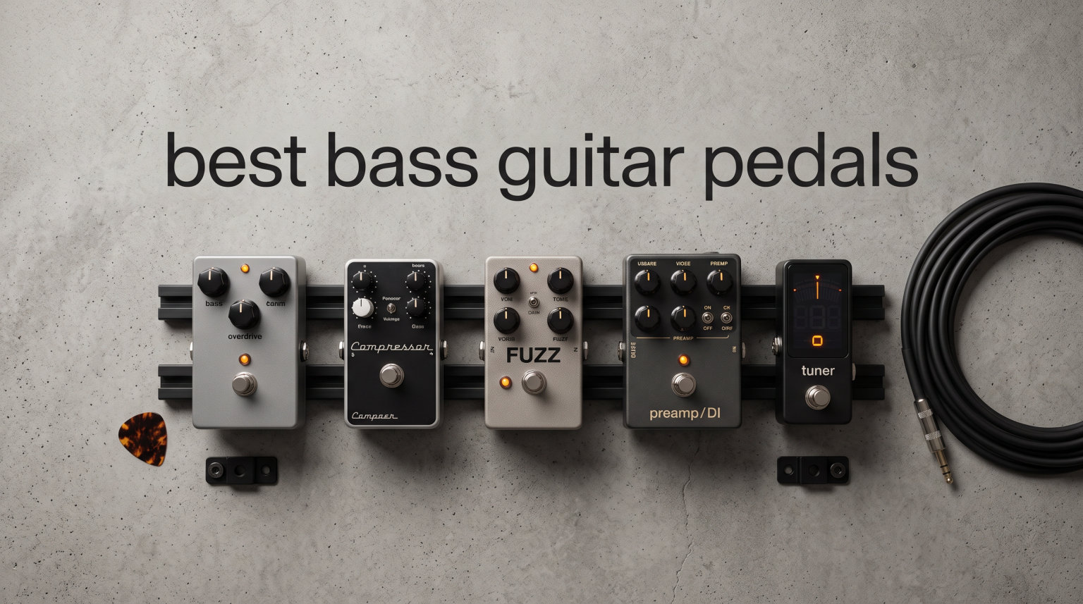 best bass guitar pedals
