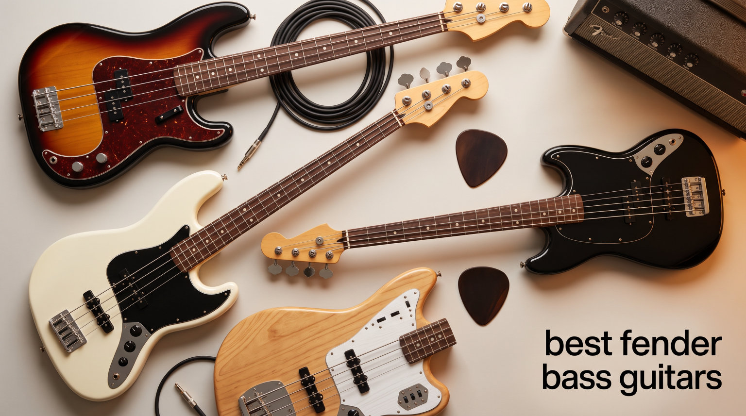 best fender bass guitars