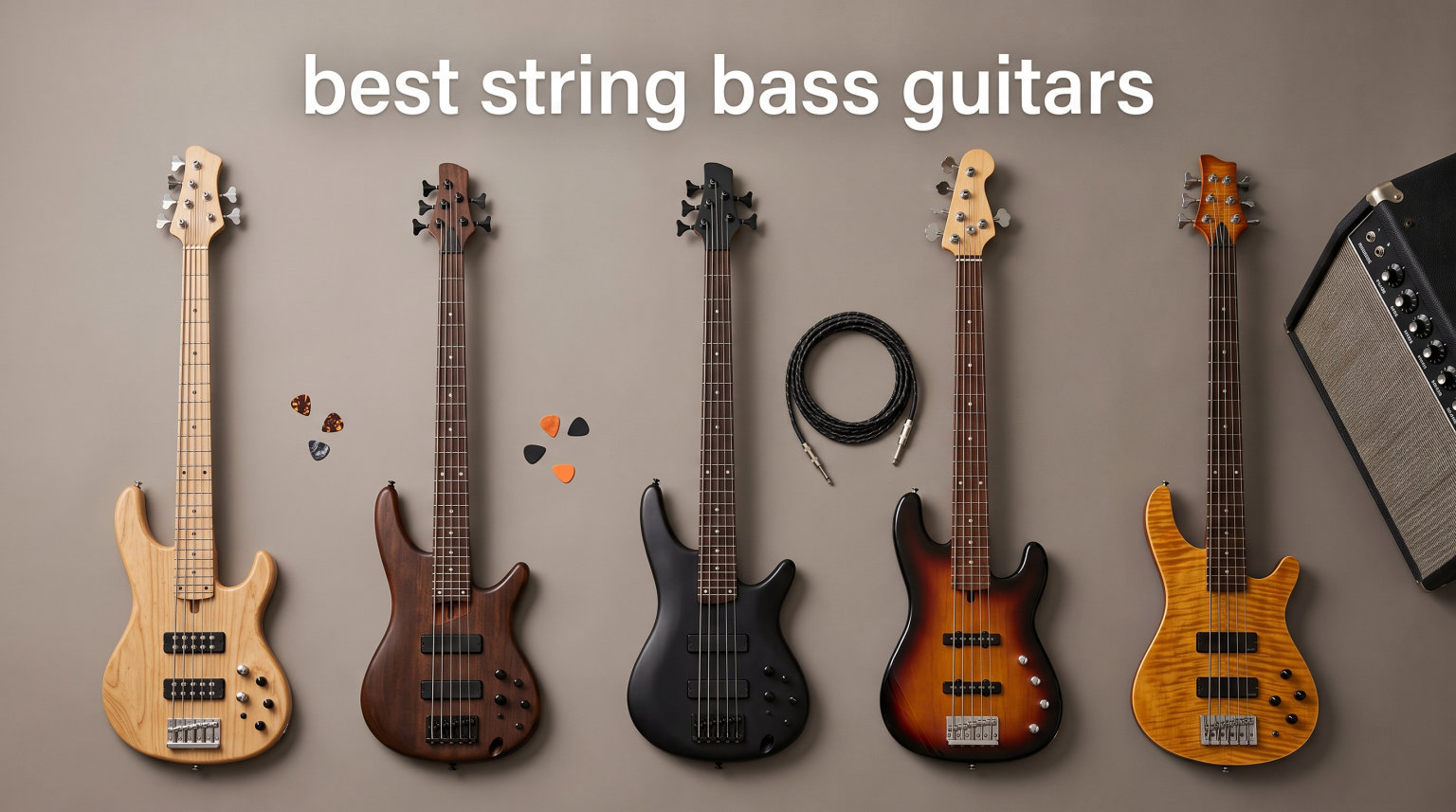 best 5 string bass guitars