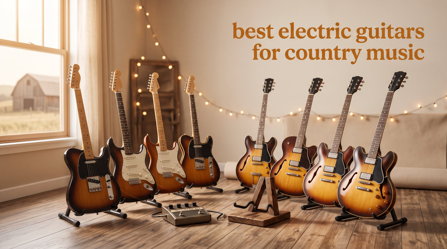 best electric guitars for country music