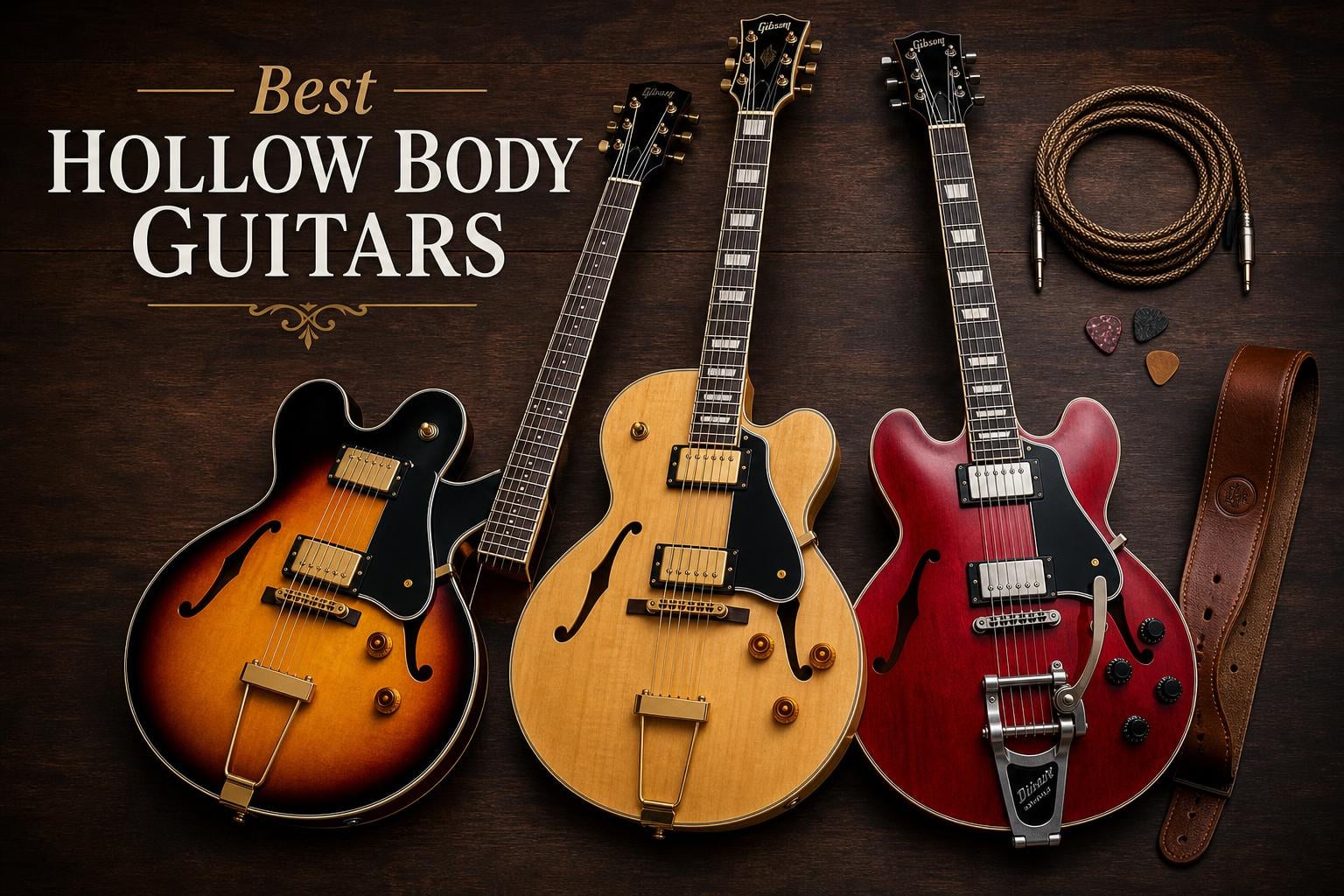 best hollow body guitars