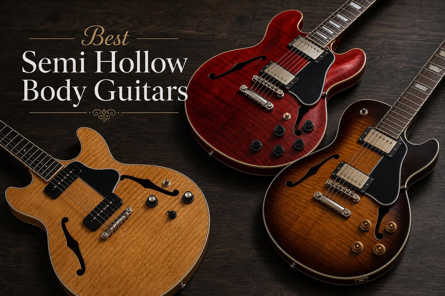 best semi hollow body guitars