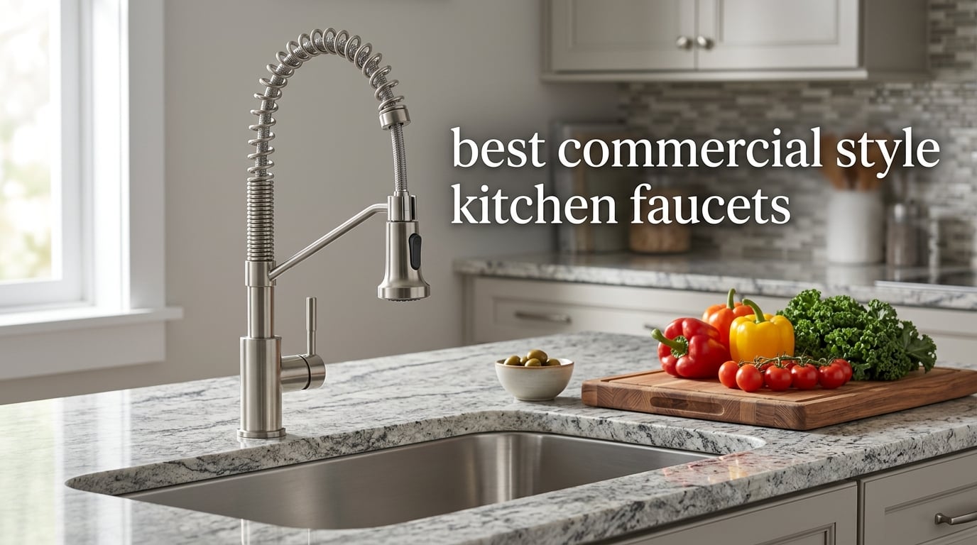 best commercial style kitchen faucets