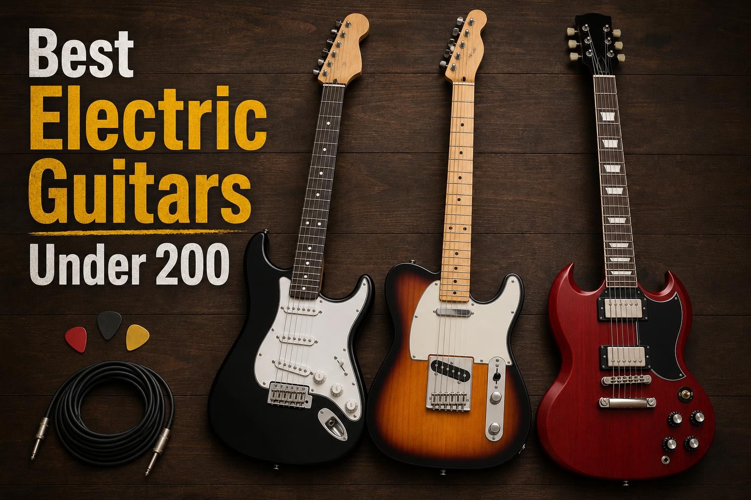 best electric guitars under 200