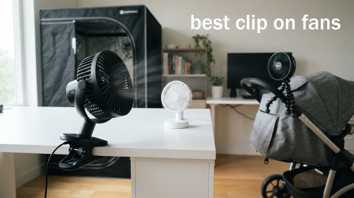 best clip on fans