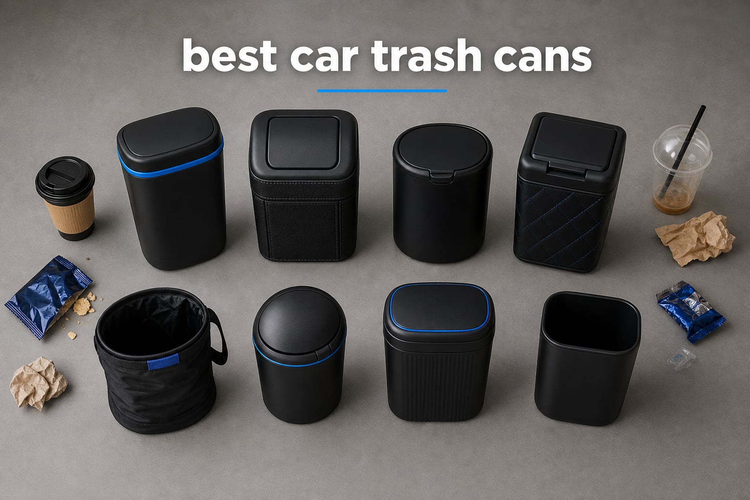 best car trash cans