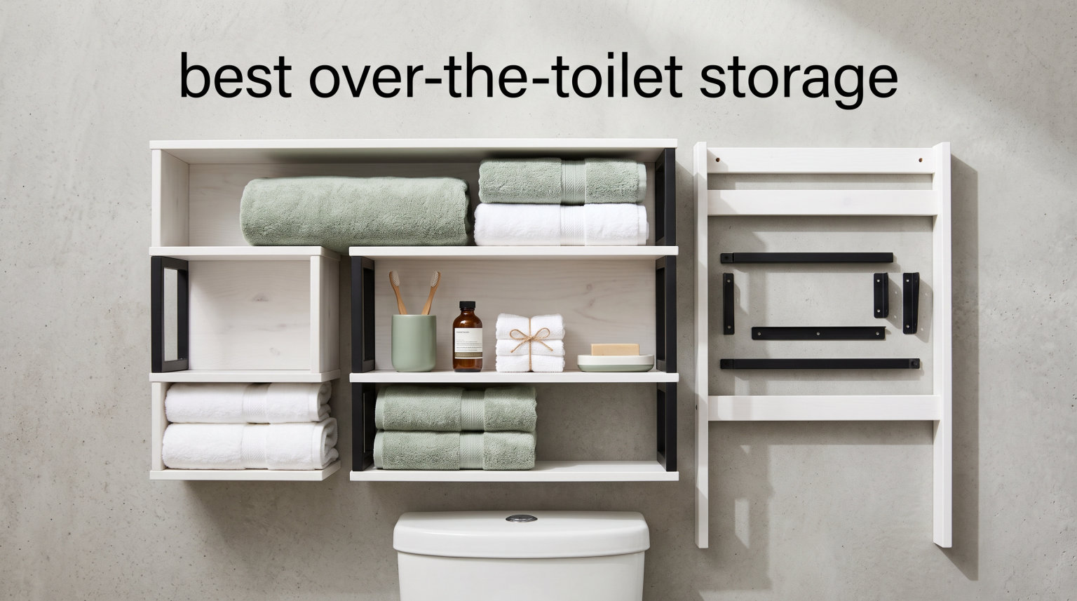 best over-the-toilet storage