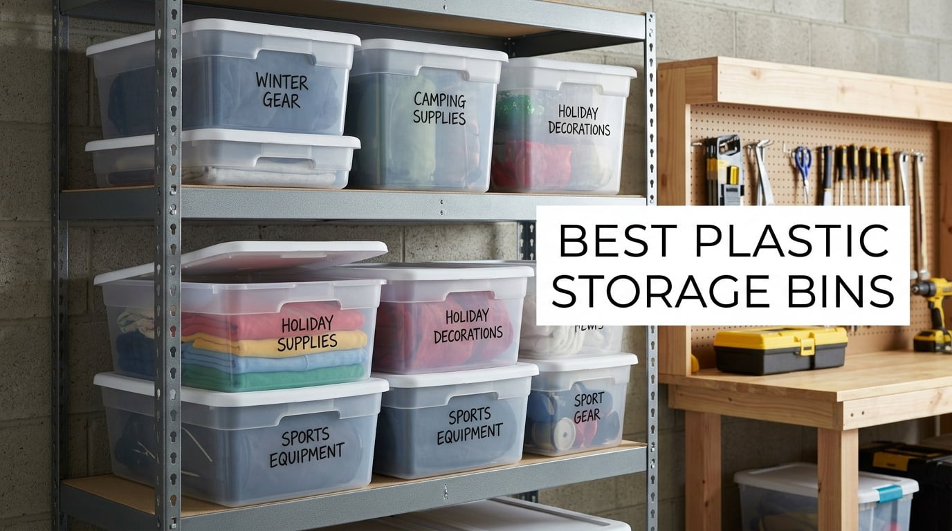 best plastic storage bins