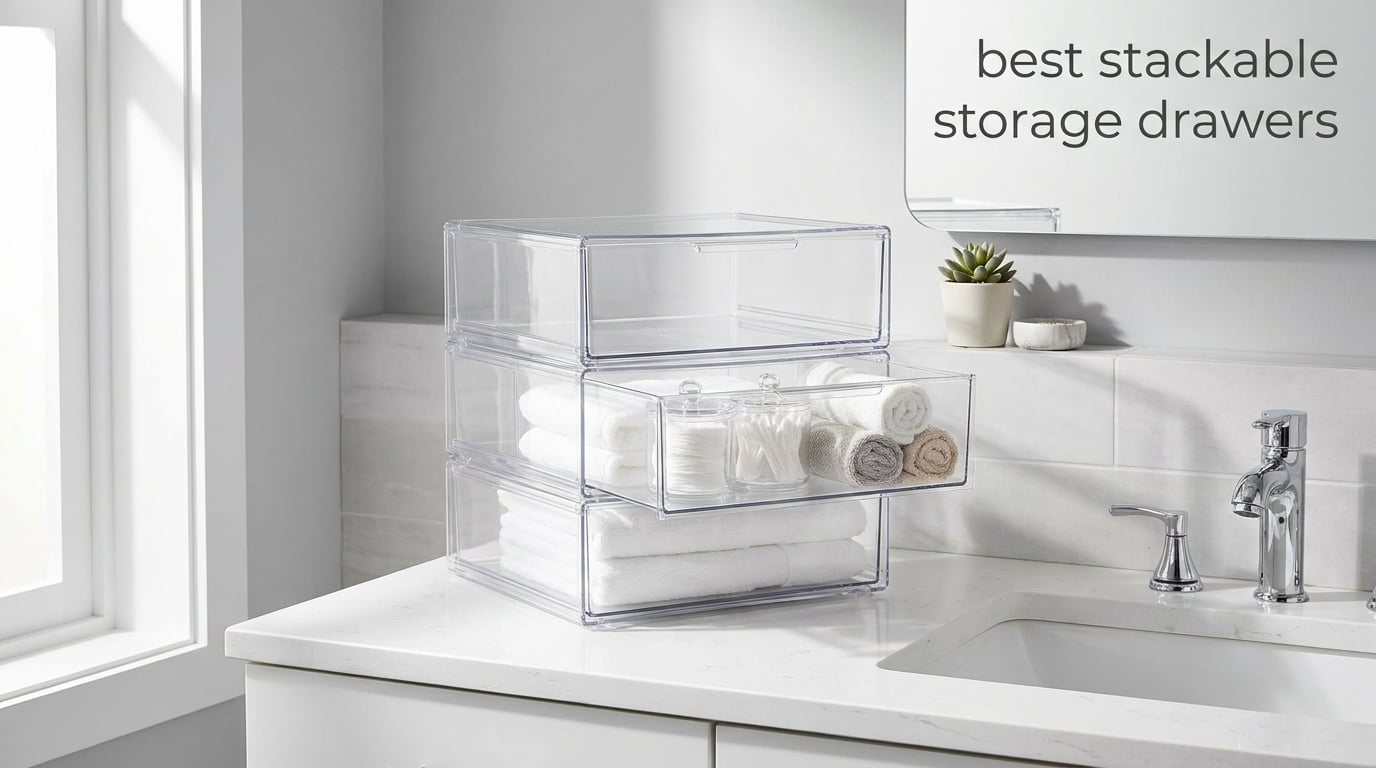 best stackable storage drawers