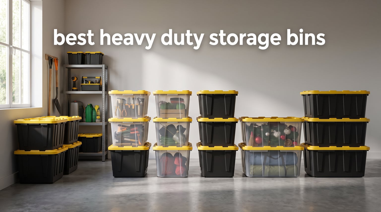 best heavy duty storage bins