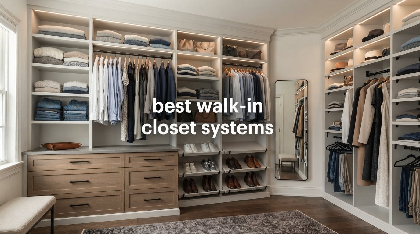 best walk-in closet systems