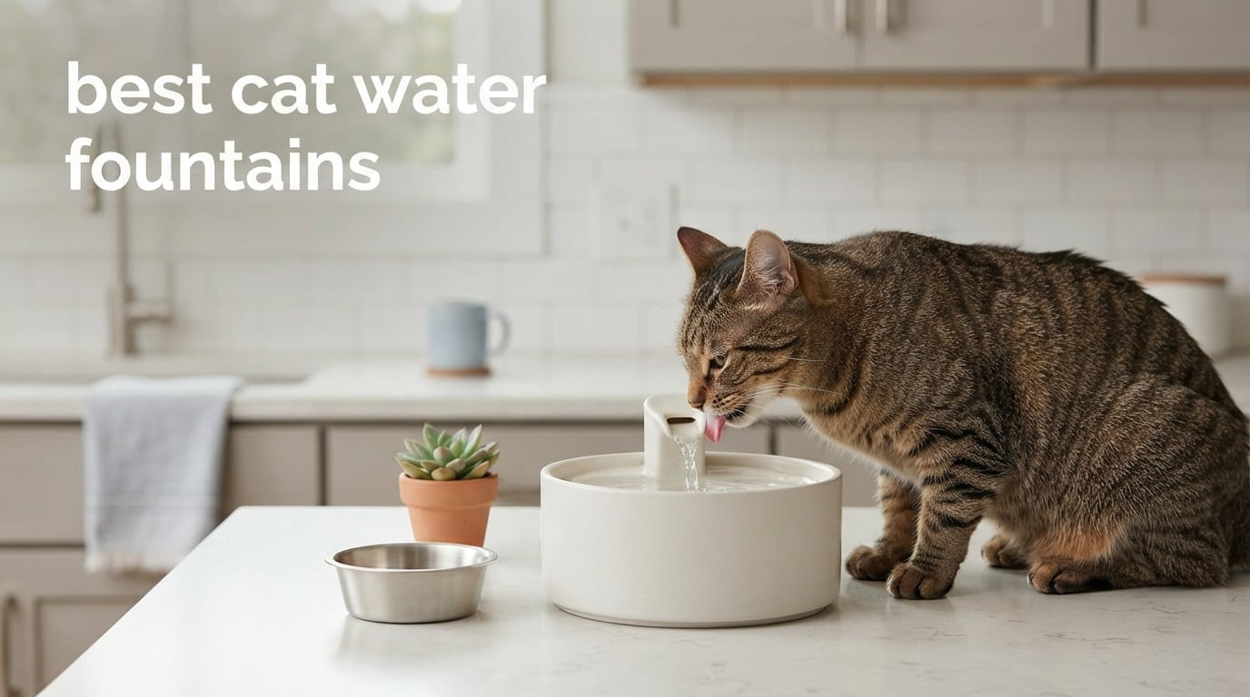 best cat water fountains