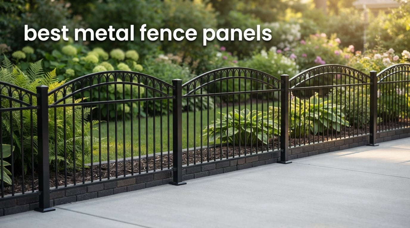 best metal fence panels