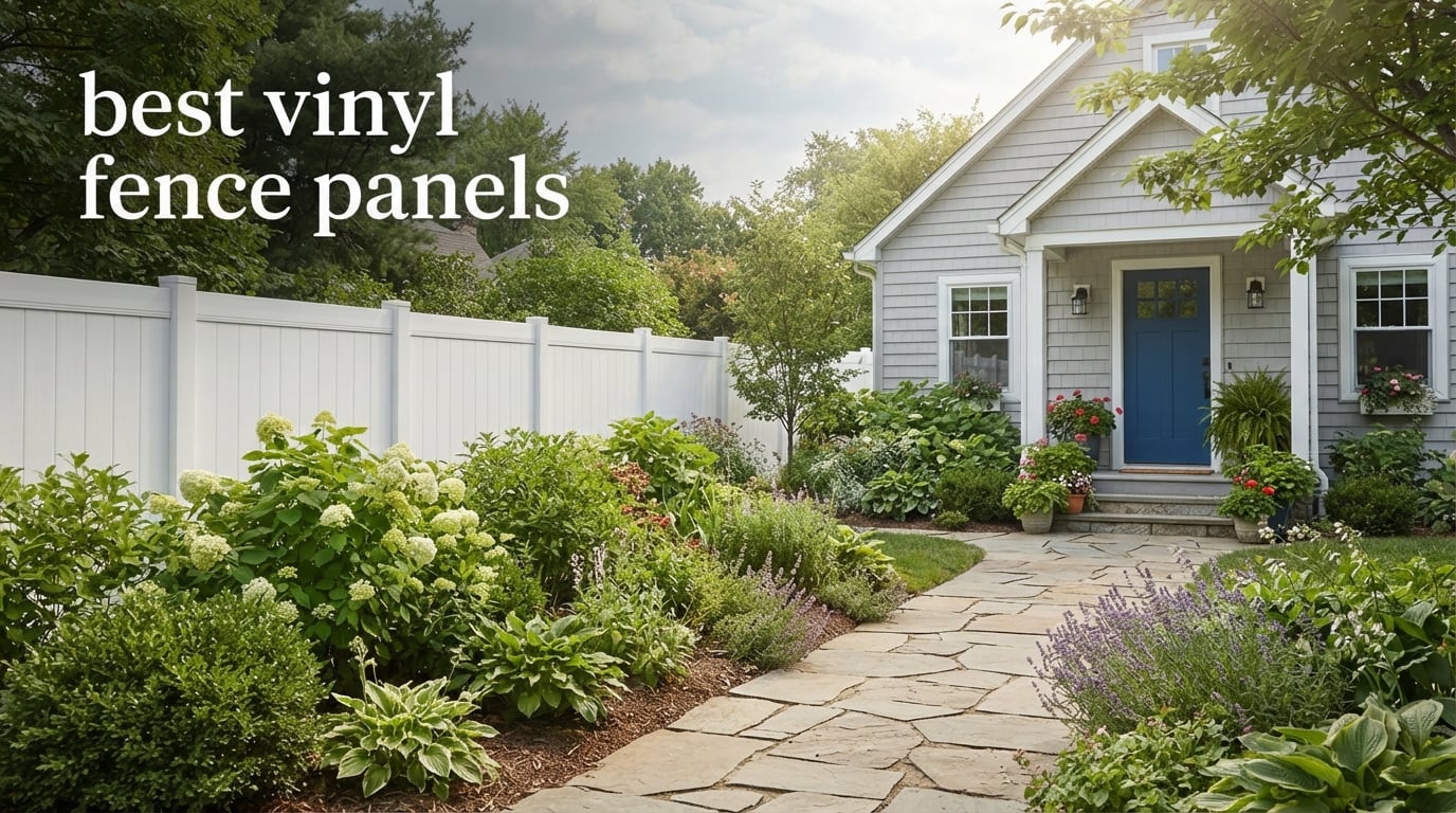 best vinyl fence panels