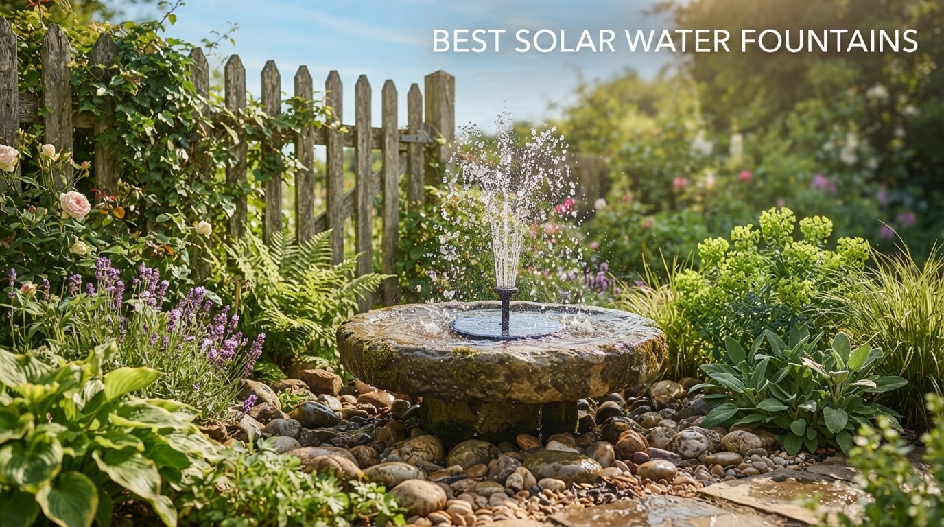 best solar water fountains