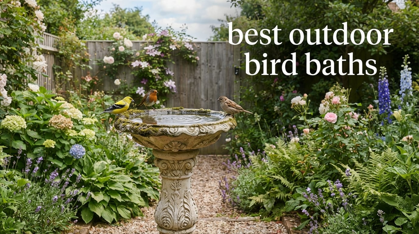 best outdoor bird baths