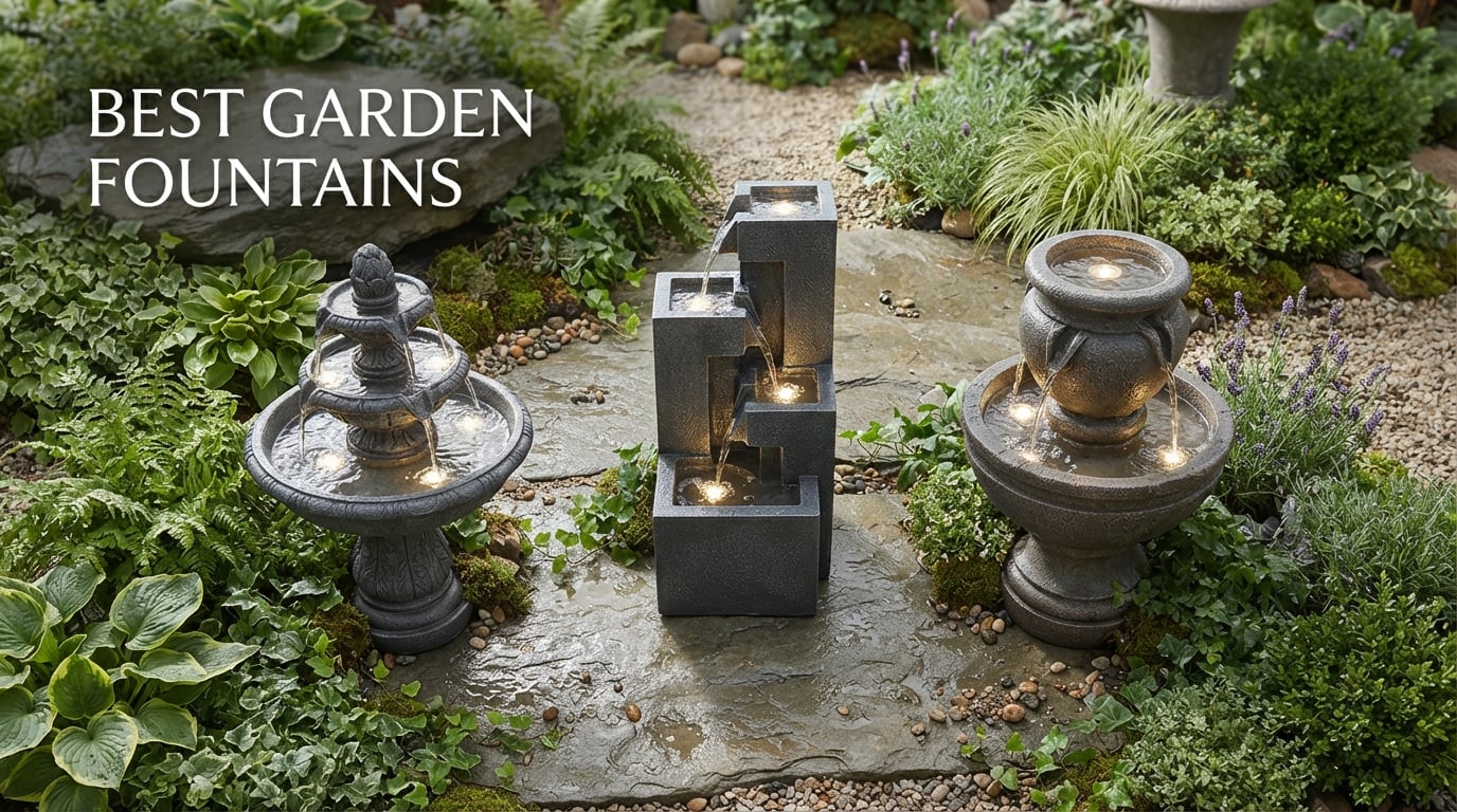 best garden fountains