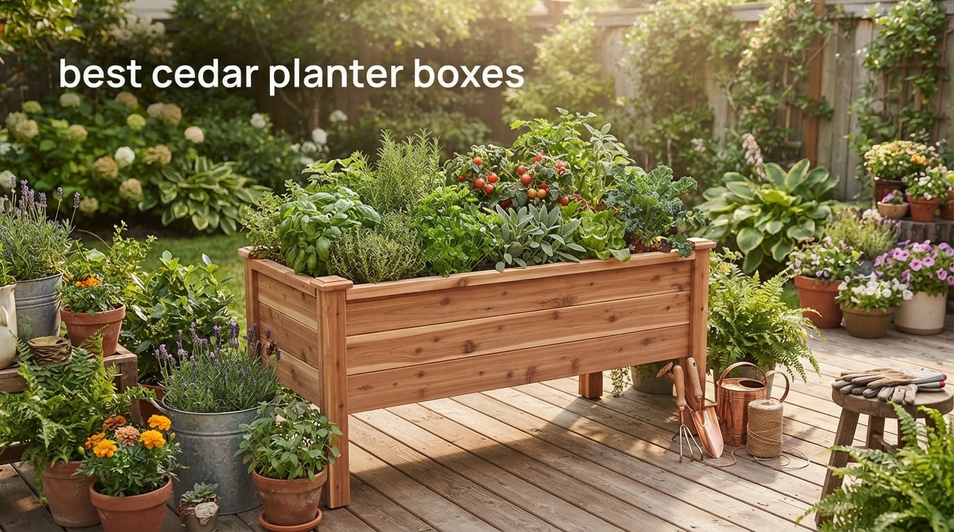 best cedar planter boxes