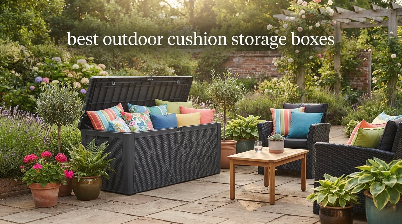 best outdoor cushion storage boxes