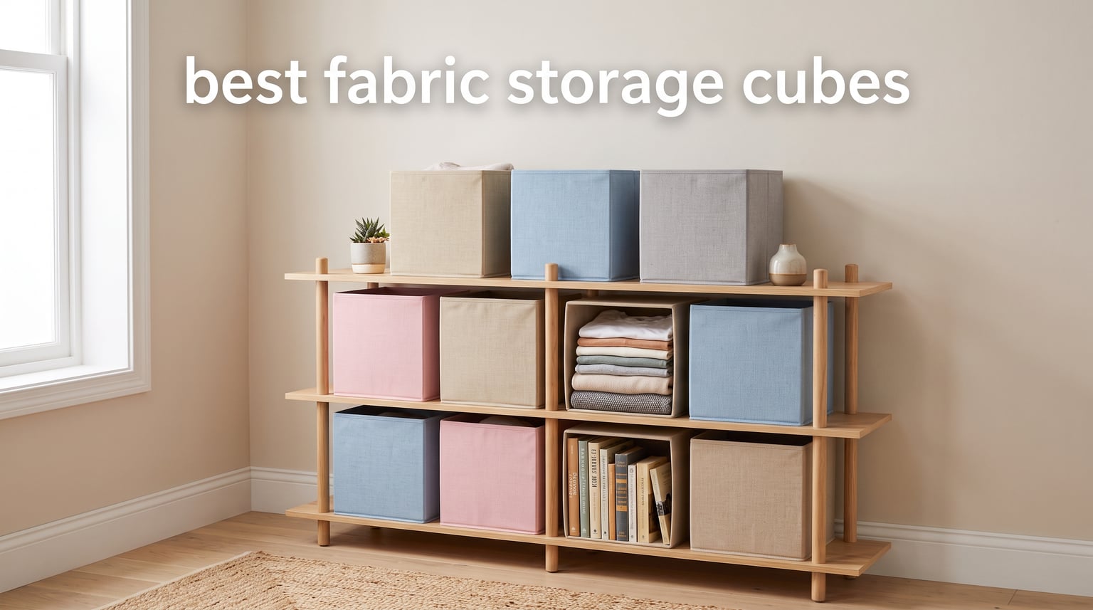 best fabric storage cubes