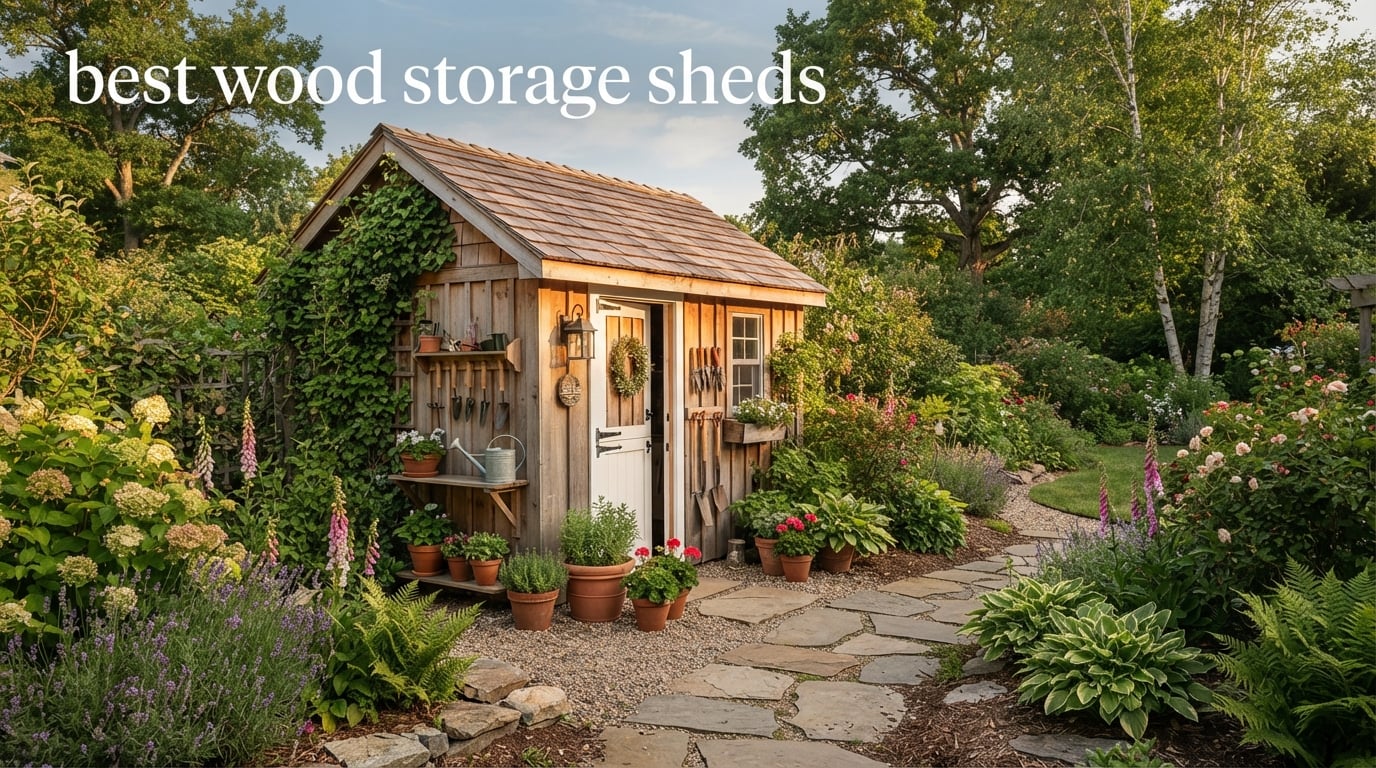 best wood storage sheds