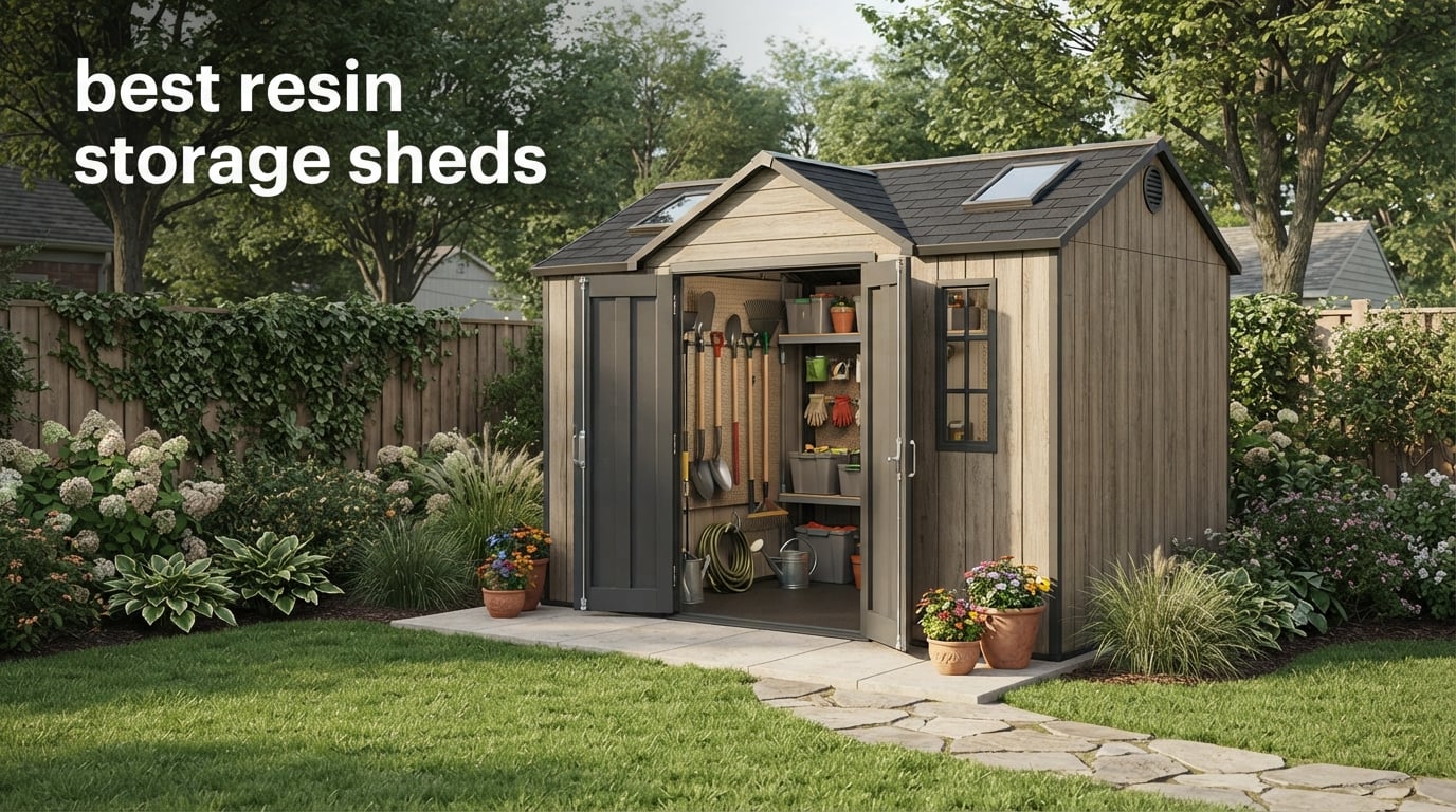 best resin storage sheds