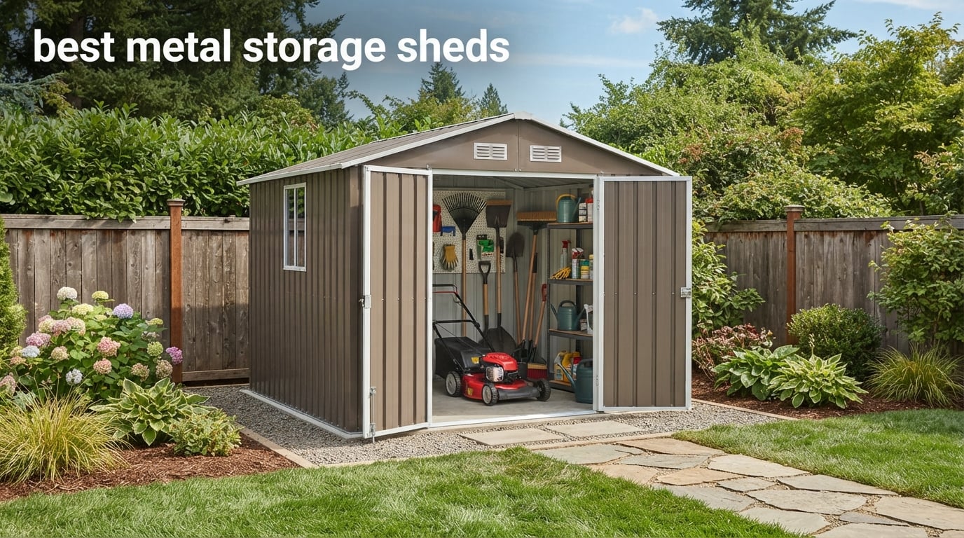 best metal storage sheds