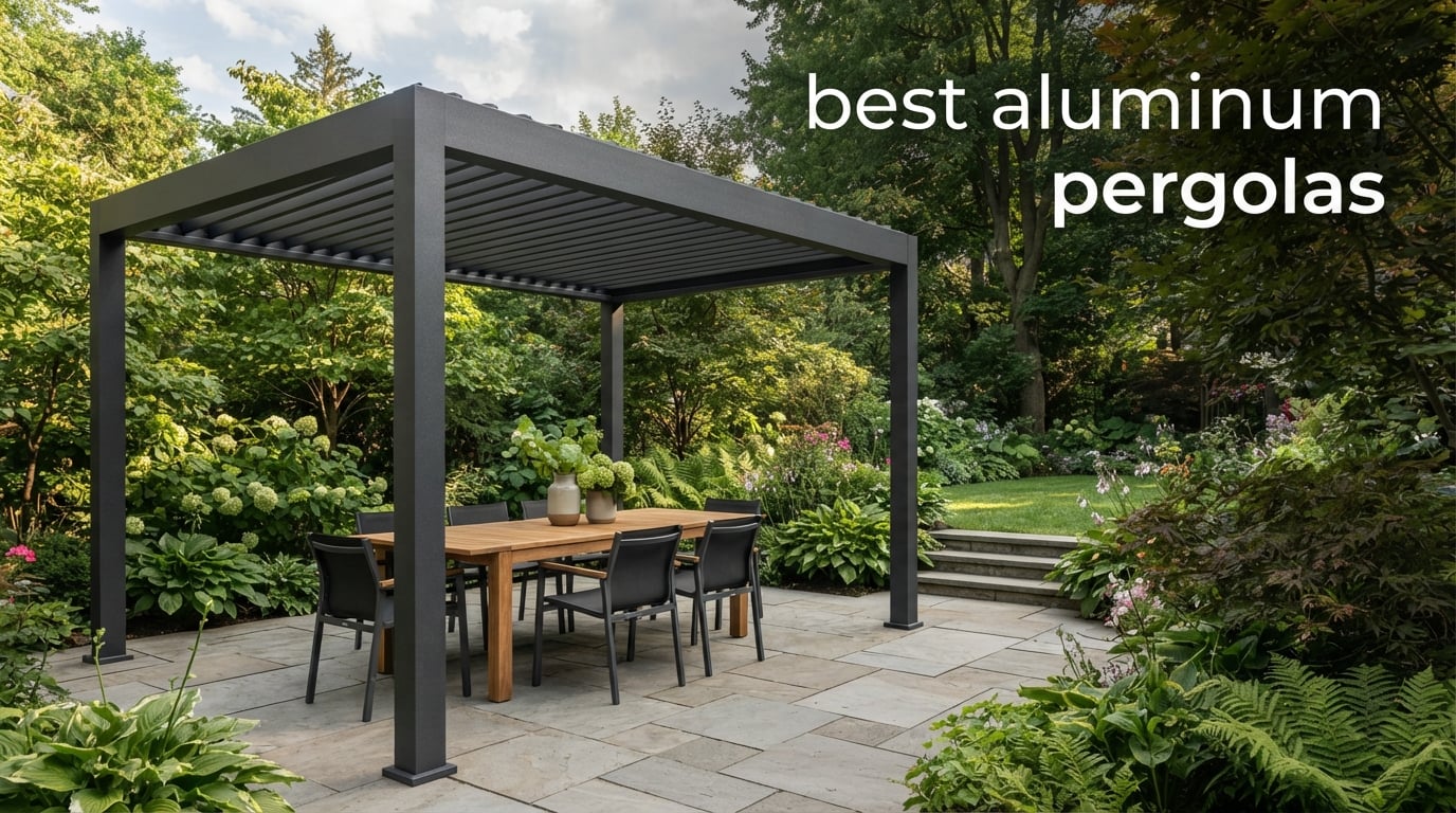 best aluminum pergolas